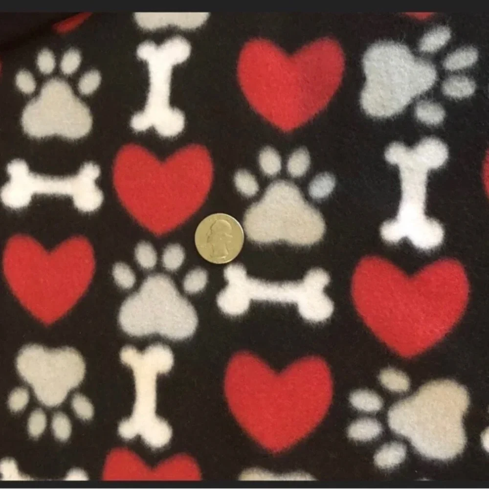 Dog Double Reversible Fleece Blanket 30”x34”